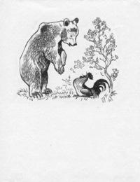 Сказка Медведь и петух