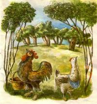 Сказка Кочет и курица